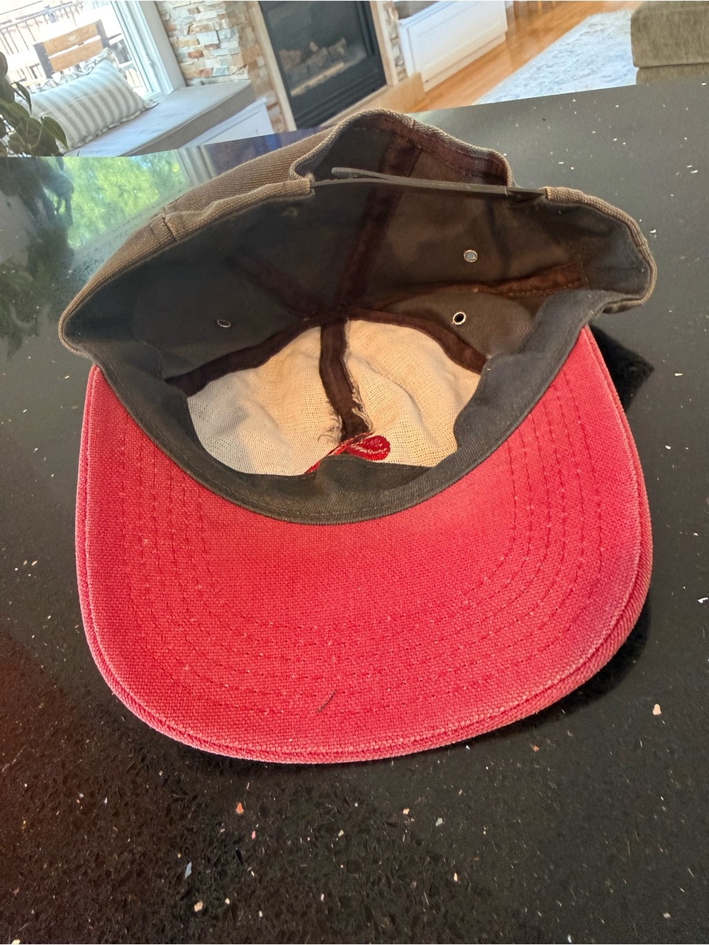 Asgrow Brown and Red Logo Baseball Cap - Picture 4 of 4